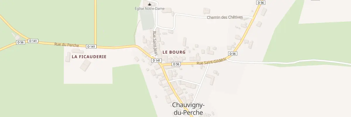 Plan du 7 Rue St Gilderic à Chauvigny-du-Perche