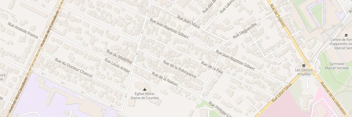 Plan du 17 Rue de la Paix à Sotteville-lès-Rouen