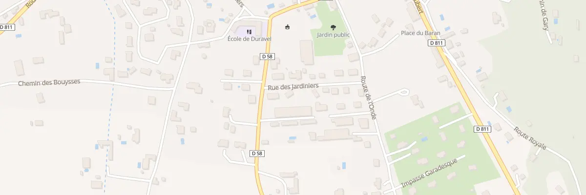Plan du 135 Rue des Jardiniers à Duravel