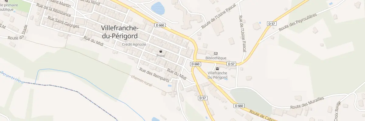 Plan du 207 Rue Notre Dame à Villefranche-du-Périgord
