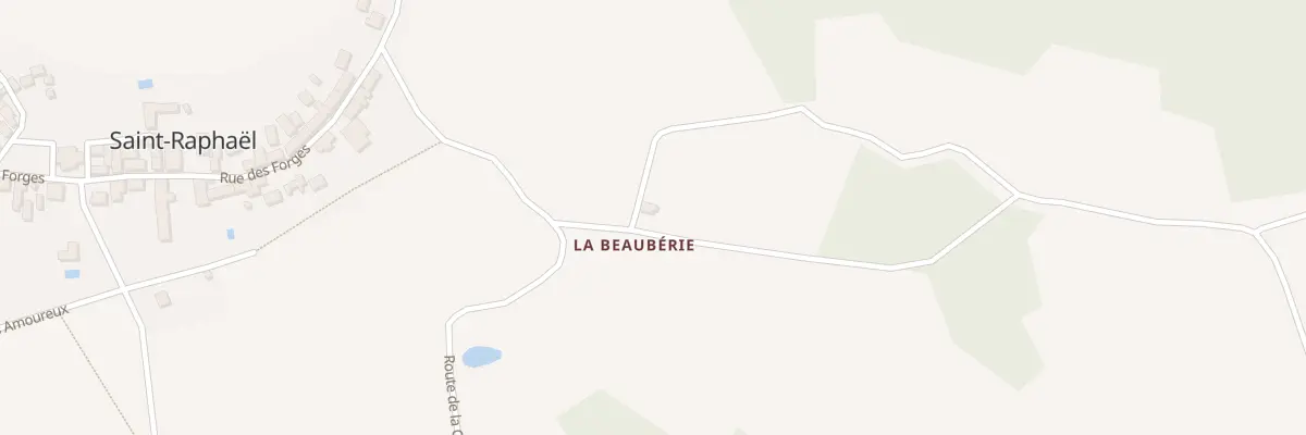 Plan du 63 Che de la Beauberie à Saint-Raphaël