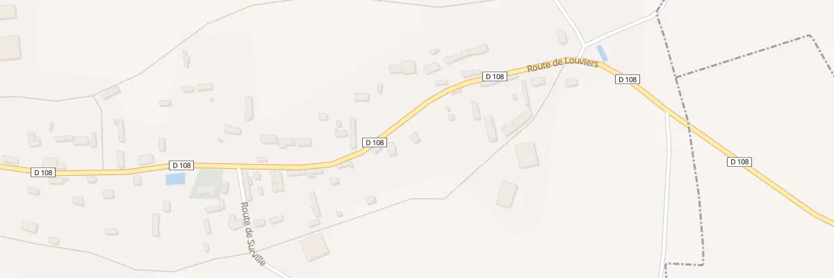Plan du 7B Rte de Louviers à Crasville