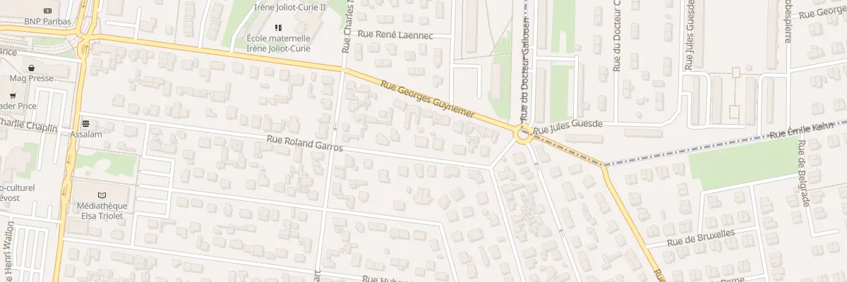 Plan du 43 Rue Roland Garros à Saint-Étienne-du-Rouvray