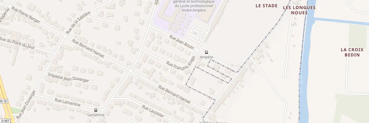 Plan du 12 Rue François Arago à Vendôme