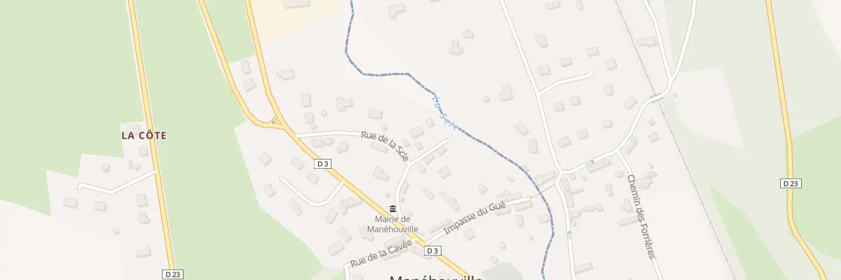 Plan du 1 Rue de la Scie à Manéhouville