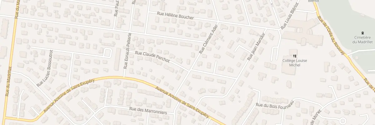 Plan du 5 Rue Clement Ader à Saint-Étienne-du-Rouvray