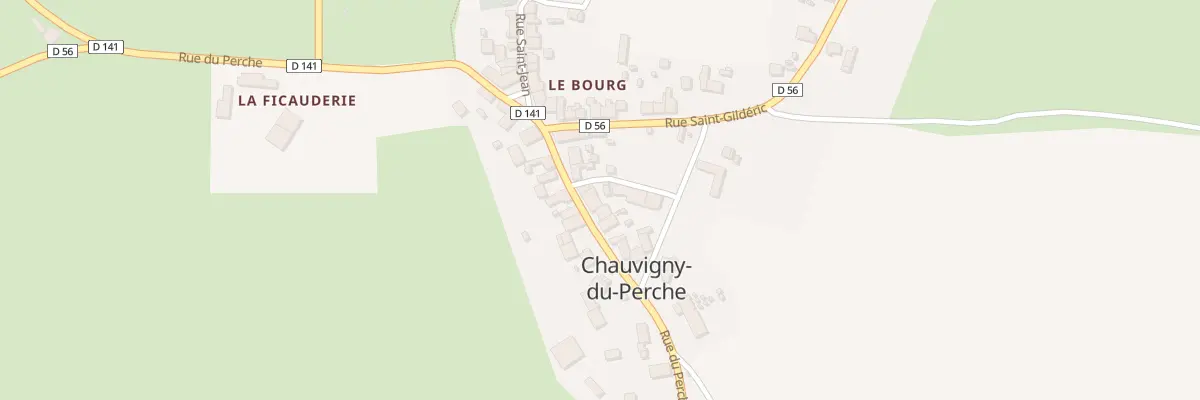 Plan du 11 Rue du Perche à Chauvigny-du-Perche