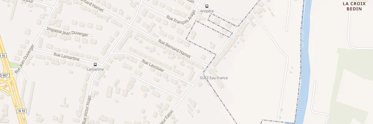 Plan du 37 Rue Bernard Hamet à Vendôme
