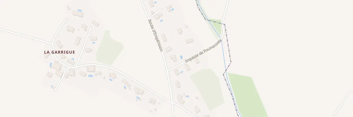 Plan du 1360 Rte d’Empérisson à Caubiac