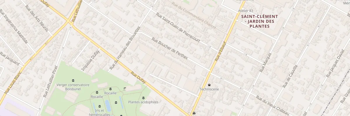 Plan du 27 Rue Boucher Perthes à Rouen