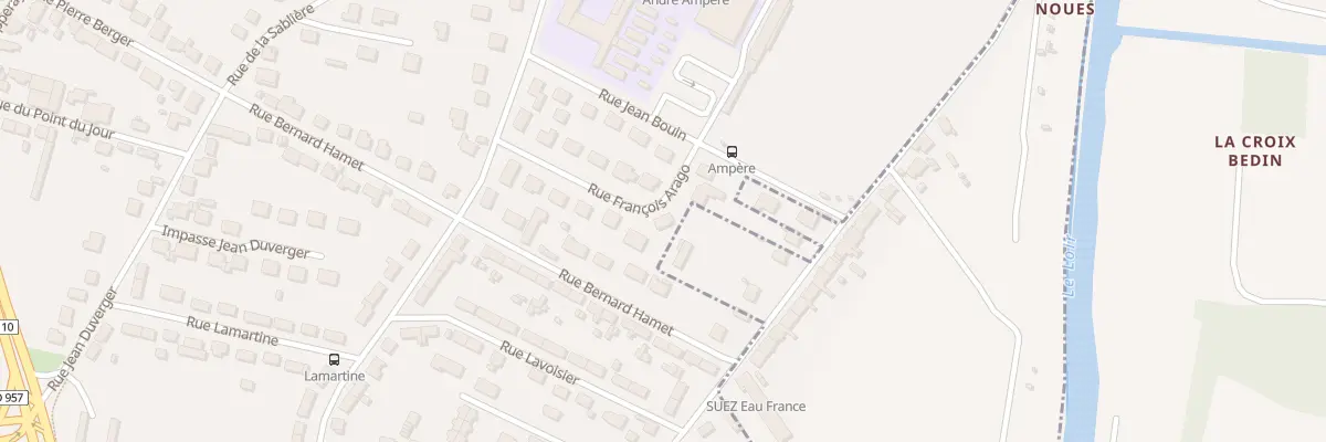 Plan du 13 Rue François Arago à Vendôme