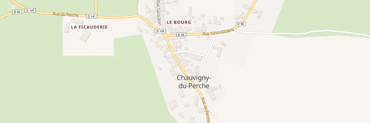 Plan du 13 Rue du Perche à Chauvigny-du-Perche