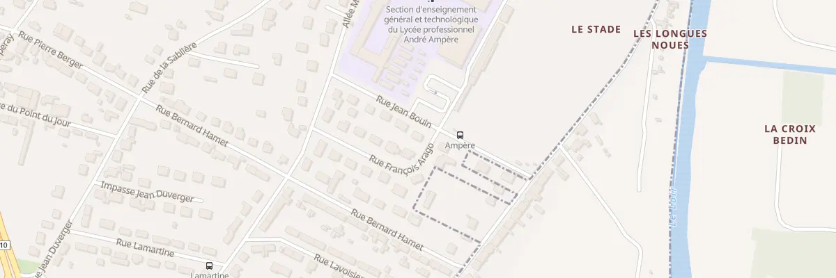 Plan du 14 Rue François Arago à Vendôme