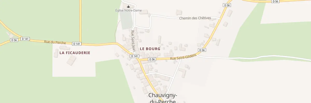 Plan du 9 Rue St Gilderic à Chauvigny-du-Perche