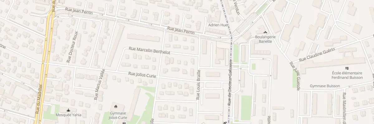 Plan du 16 Rue M Berthelot à Saint-Étienne-du-Rouvray