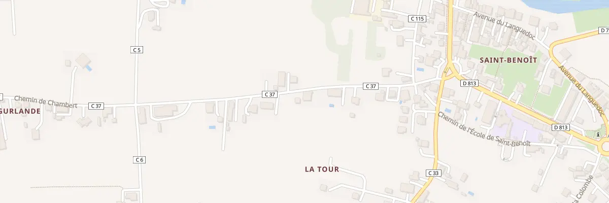 Plan du 191 Che de Chambert à Moissac