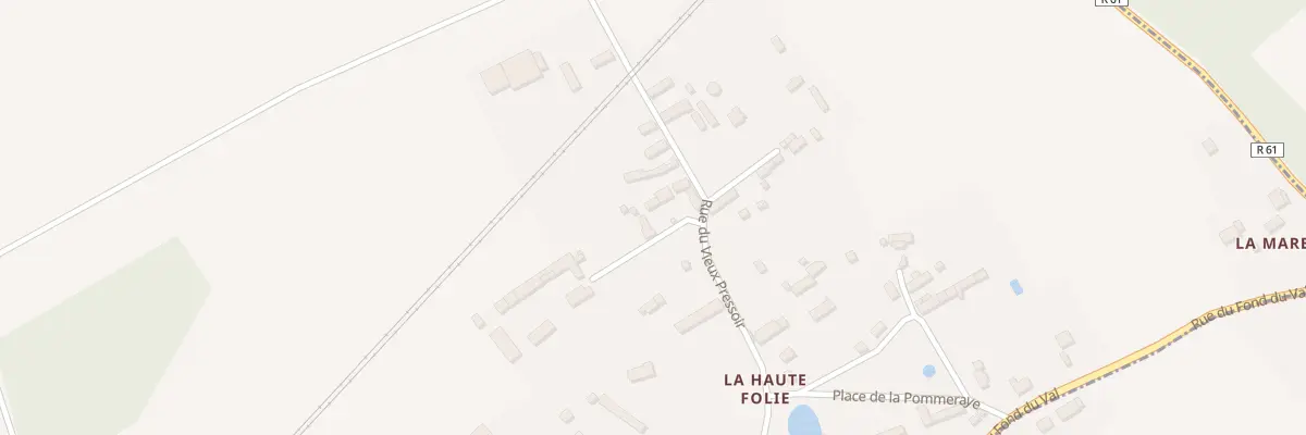 Plan du 131 La Haute Follie à Breux-sur-Avre