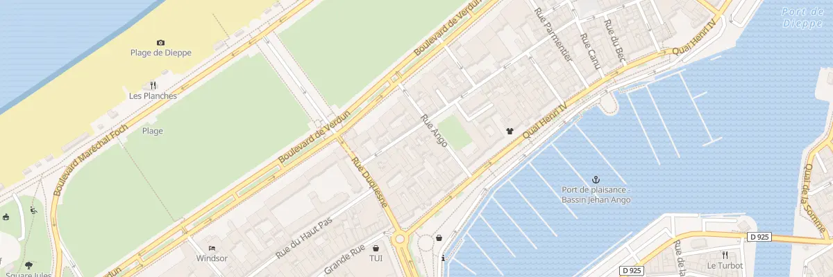 Plan du 16 Rue Desceliers à Dieppe
