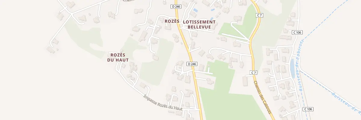 Plan du 13 Rte de Rozès à L’Isle-Jourdain