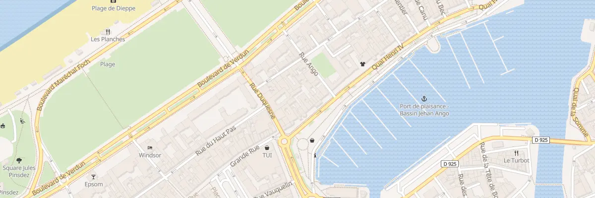 Plan du 13 Quai Henri IV à Dieppe