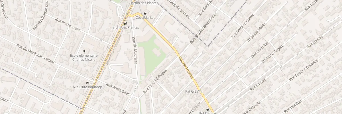 Plan du 4 Rue de Trianon à Sotteville-lès-Rouen