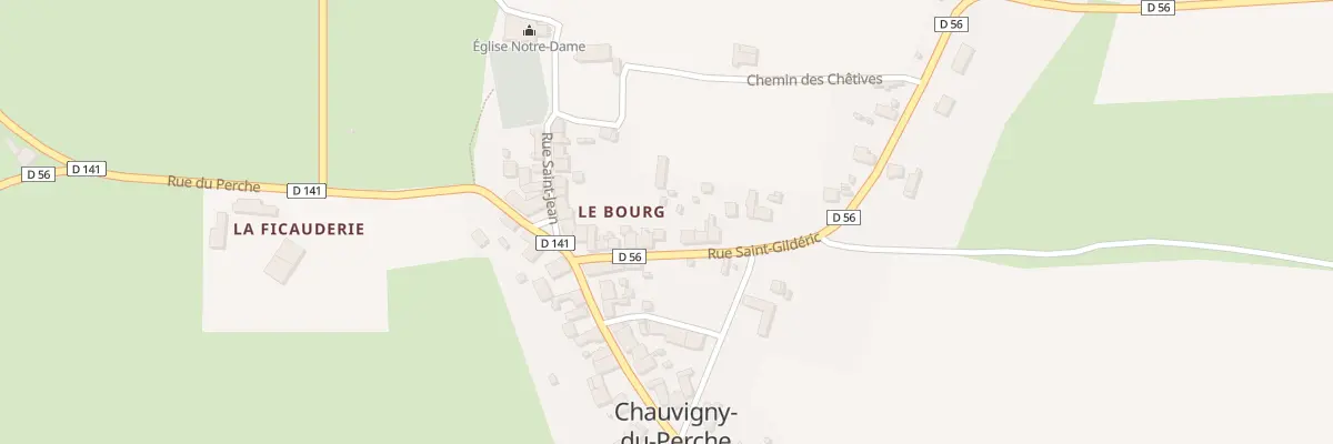 Plan du 11 Rue St Gilderic à Chauvigny-du-Perche