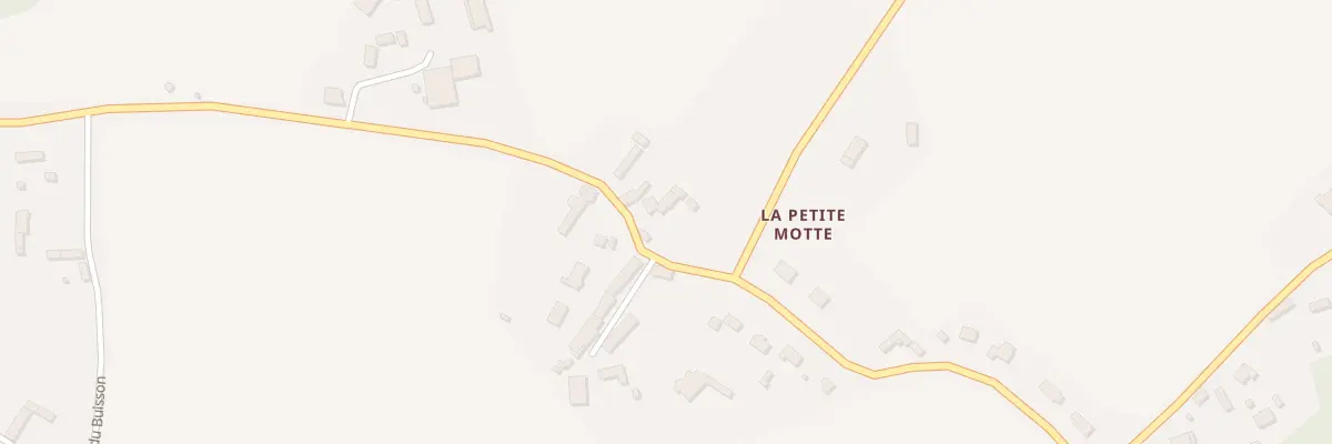 Plan de La Petite Motte au Mesnil-Thomas