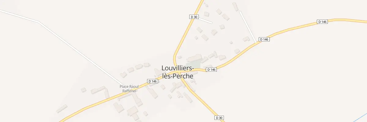 Plan du 14 Louvilliers à Louvilliers-lès-Perche