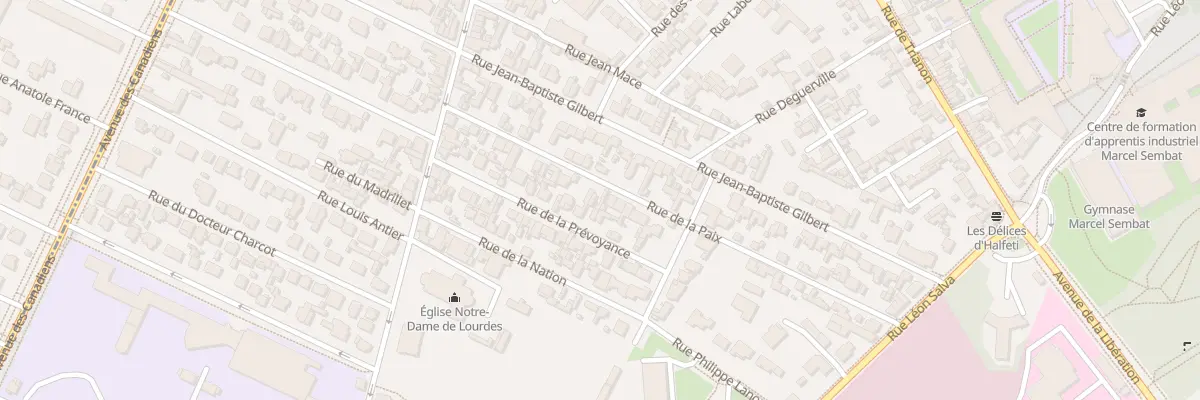 Plan du 19 Rue de la Paix à Sotteville-lès-Rouen