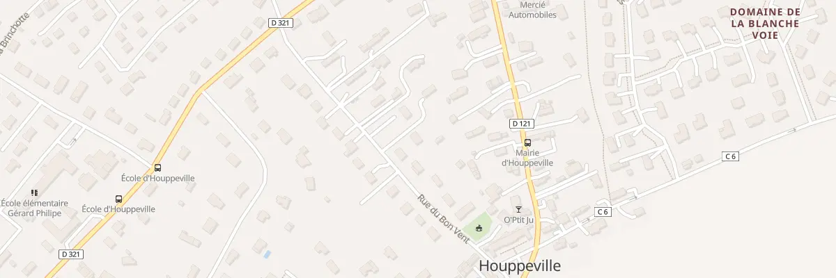 Plan du 182 Rue du Bon Vent à Houppeville