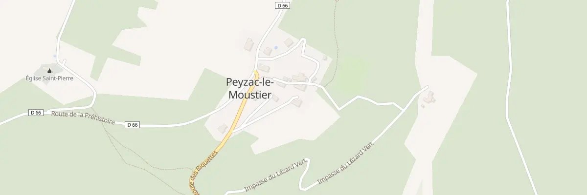 Plan du 87 Rte des Biquettes à Peyzac-le-Moustier