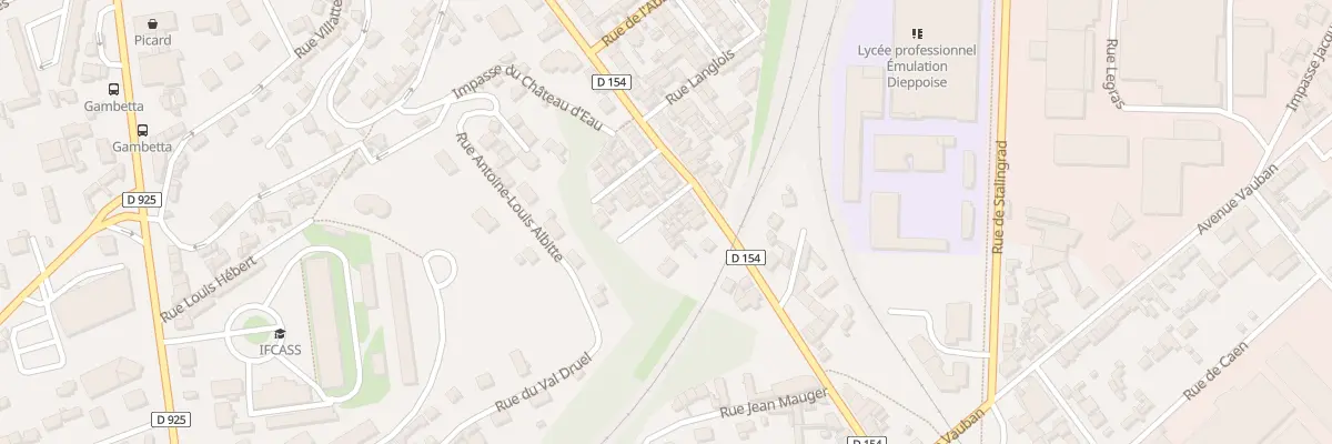 Plan du 5 Imp Labbé à Dieppe