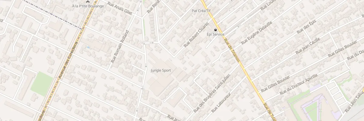 Plan du 13 Rue Robert Cloarec à Sotteville-lès-Rouen