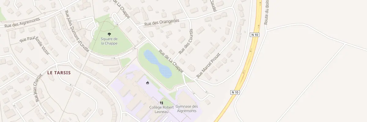 Plan du 525 Rue de la Chappe à Vendôme