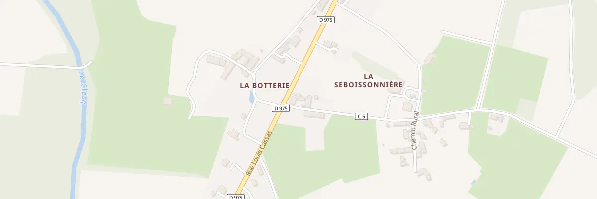Plan du 1 La Chebossonniere à Azay-le-Ferron