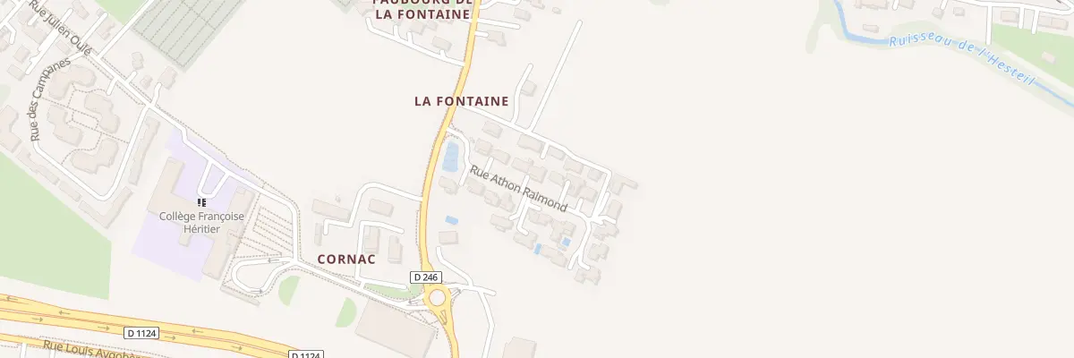 Plan du 8 Rue Athon-Raimond à L’Isle-Jourdain