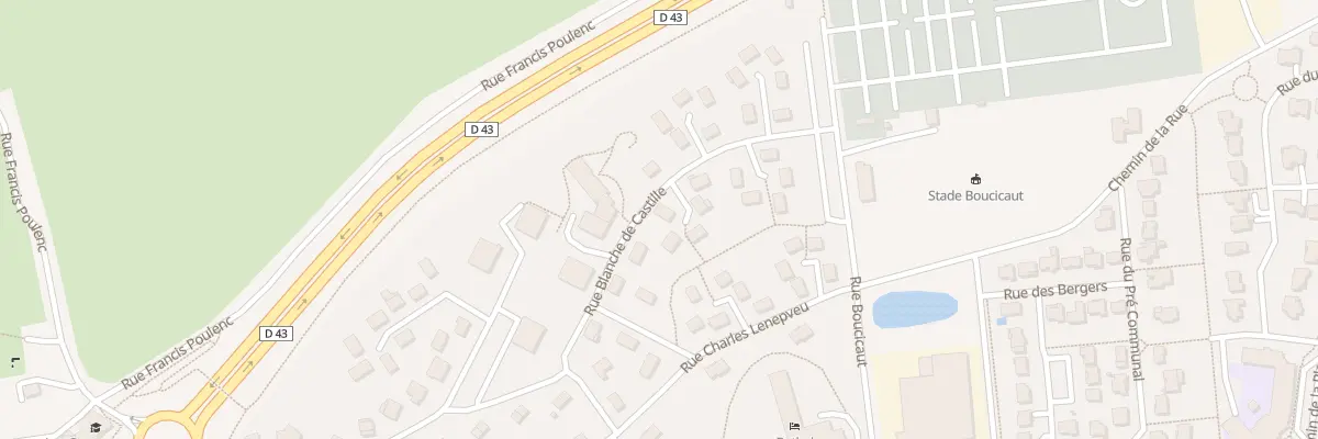 Plan du 6 Rue Blanche de Castille à Mont-Saint-Aignan