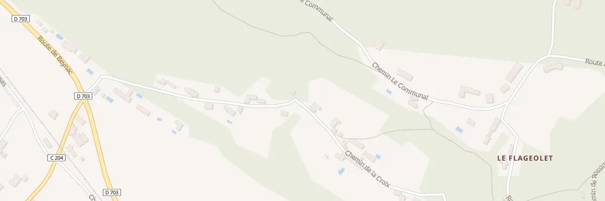 Plan du 194 Le Grelat à Castels et Bézenac
