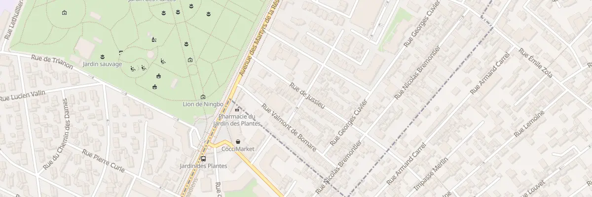 Plan du 31 Rue de Jussieu à Rouen