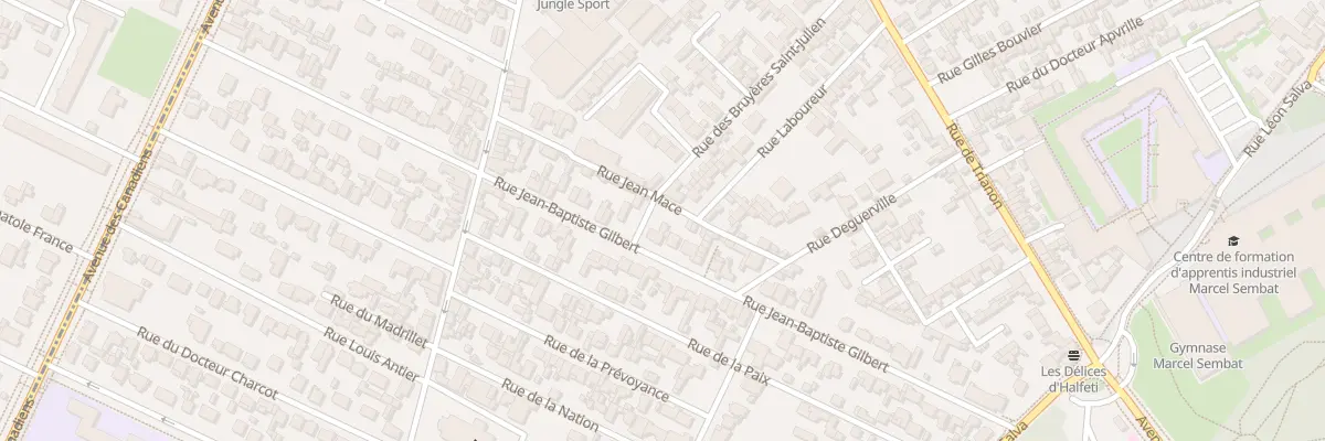 Plan du 57 Rue Jean-Bapt Gilbert à Sotteville-lès-Rouen