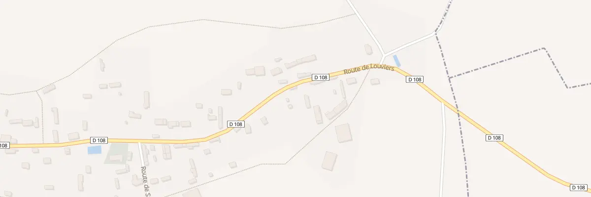 Plan du 7 Rte de Louviers à Crasville