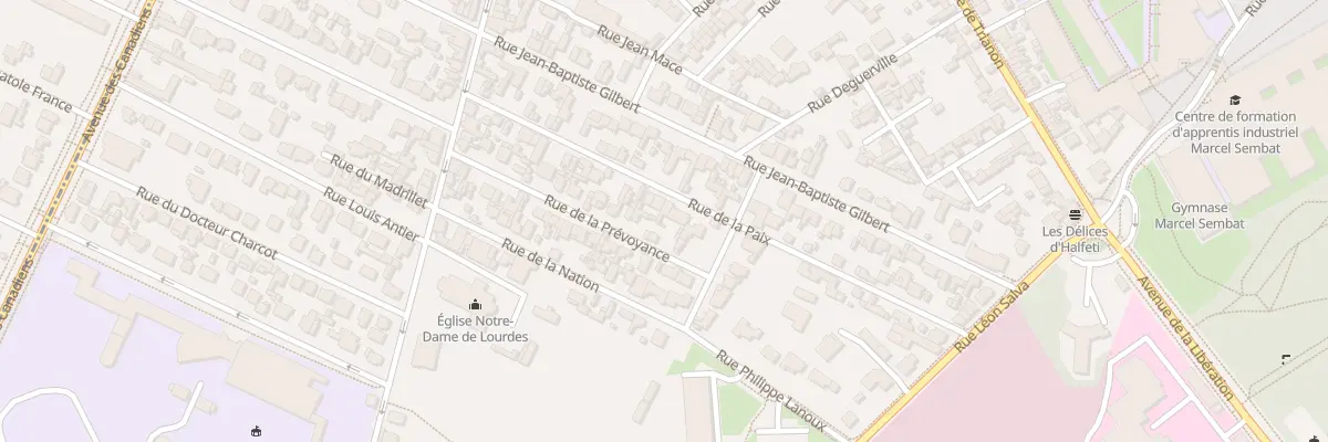 Plan du 21B Rue de la Paix à Sotteville-lès-Rouen