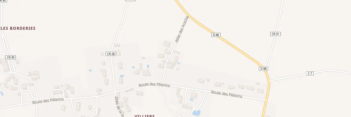 Plan du 4 All des Acacias à Mauvières