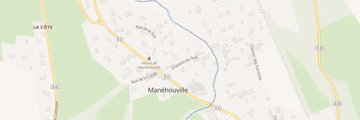 Plan du 6 Imp du Gué à Manéhouville