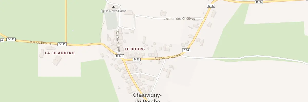 Plan du 15 Rue St Gilderic à Chauvigny-du-Perche