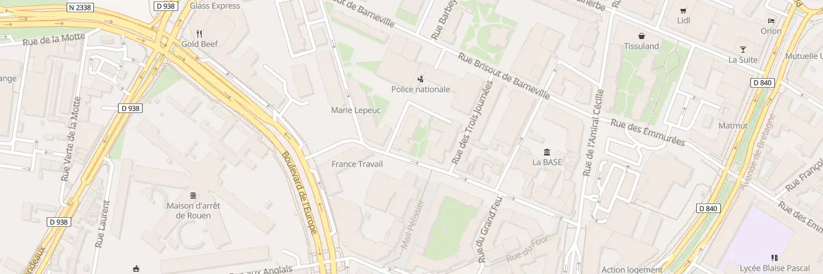 Plan du 30 Rue du 74e Ri à Rouen