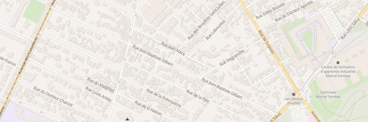 Plan du 59 Rue Jean Bapt Gilbert à Sotteville-lès-Rouen
