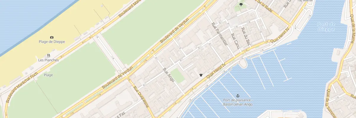 Plan du 39 Rue Desceliers à Dieppe