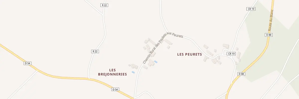 Plan du 5046 Les Peurets à Mauvières