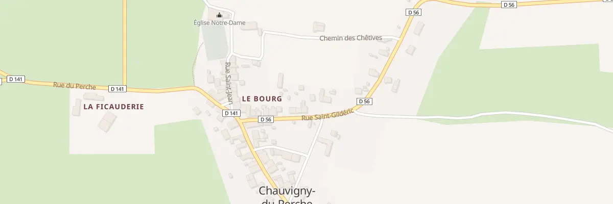 Plan du 17 Rue St Gilderic à Chauvigny-du-Perche